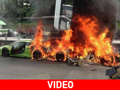 Τρεις Lamborghini έγιναν παρανάλωμα του πυρός…